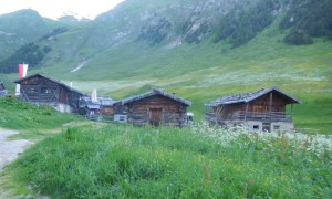 Bergtour Wurmaulspitze - bei der Fane Alm