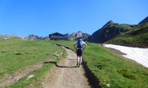 Bergtour Wurmaulspitze - bei der Brixner Hütte