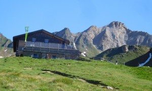 Bergtour Wurmaulspitze - bei der Brixner Hütte