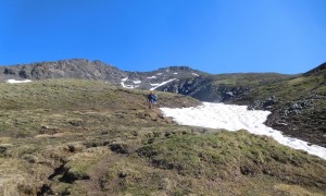 Bergtour Wurmaulspitze - Aufstieg über die Südflanke