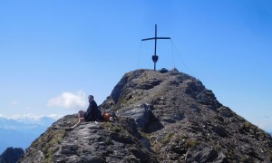 Bergtour Wurmaulspitze - Gipfelsieg
