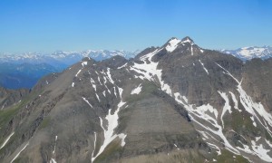 Bergtour Wurmaulspitze - Blick zur Wilden Kreuzspitze