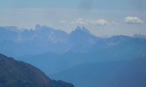 Bergtour Wurmaulspitze - Blick zu den Sextner Dolomiten