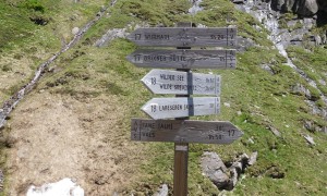 Bergtour Wurmaulspitze - Rückweg