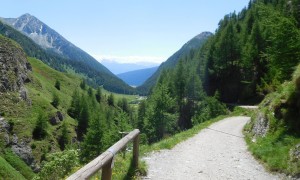 Bergtour Wurmaulspitze - Rückweg