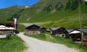 Bergtour Wurmaulspitze - bei der Fane Alm