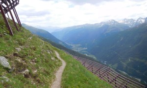 Bergtour Seespitze - Rückweg