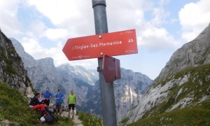 Klettersteig Triglav - Luknajapass