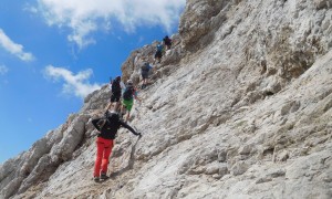 Klettersteig Triglav - Schlussanstieg
