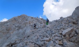 Klettersteig Triglav - Schlussanstieg