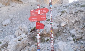 Klettersteig Triglav - Abstieg über Prag-Weg