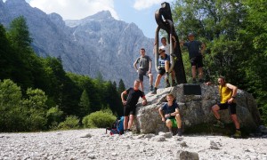 Klettersteig Triglav - Rückweg Vratatal