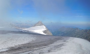 Hochtour Schwarzenstein - Gletscher ab Felsköpfl, Blick zum Großen Mörchner