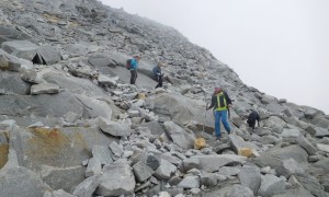 Hochtour Schwarzenstein - Abstieg vom Felsköpfl