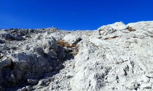 Bergtour Hochstadel - kurz vor dem Gipfel
