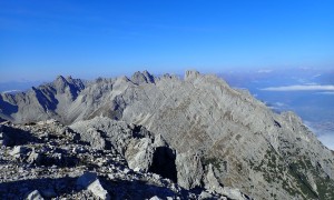 Bergtour Hochstadel - Blick zum Seekofel, Sandspitze, Keilspitze,...