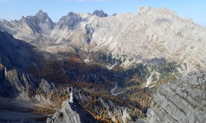 Bergtour Hochstadel - Blick zur Lavanter Alm