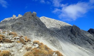 Bergtour Hochstadel - Rückblick Gipfel