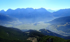 Bergtour Daniel - Blick nach Ehrwald und Lermoos