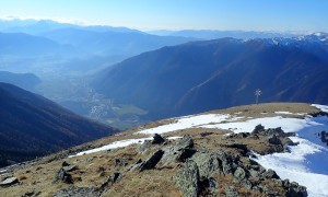Bergtour Bloßberg - Blick Richtung Gais und Bruneck