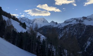 Skitour Dreieckspitze - Aufstieg, Blick zum Hochgall