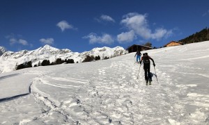 Skitour Dreieckspitze - kurz vor der Unteren Kofleralm