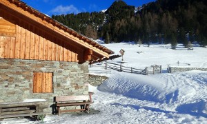Skitour Dreieckspitze - Untere Kofleralm