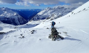 Skitour Dreieckspitze - Abfahrt, Bärenluegscharte