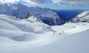 Skitour Dreieckspitze - Abfahrt