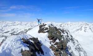 Skitour Lenkstein - Gipfelsieg