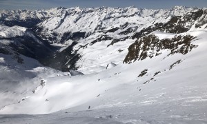 Skitour Lenkstein - Abfahrt