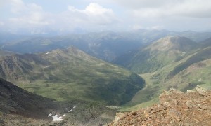 Hochgrabe Königsweg - Blick talauswärts Einattal