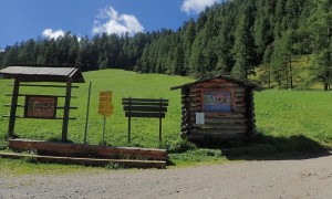 Bergtour Kreuzspitze - Abzweigung Rosstal