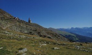 Bergtour Latzfonser Kreuz - kurz vor der Wahlfahrtskirche