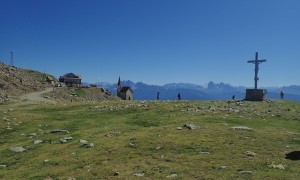 Bergtour Latzfonser Kreuz - Blick zu den Dolomiten