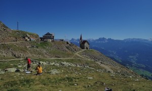 Bergtour Latzfonser Kreuz - bei der Wahlfahrtskirche