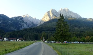Klettersteig Zugspitze, Höllental - Parkplatz Hammersbach