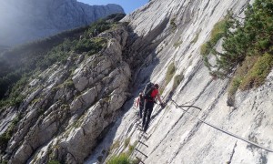 Klettersteig Zugspitze, Höllental - kurzer Klettersteig beim Brett