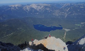 Klettersteig Zugspitze, Höllental - Blick zum Eibsee