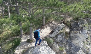 Klettersteig Mödling - Ausstieg