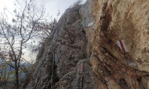 Klettersteig Hanselsteig - Einstieg