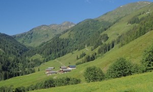 Kombination Großer Rettenstein - Rückblick zur Baumgartenalm