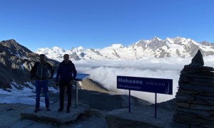Hochtour Weissmies - Bergstation Hohsaas