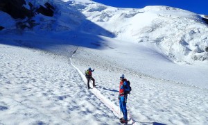 Hochtour Weissmies - Aufstieg