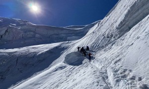 Hochtour Weissmies - Aufstieg