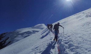 Hochtour Weissmies - Aufstieg