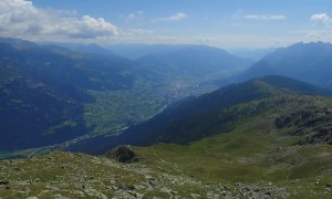 Bergtour Böses Weibele - Blick nach Lienz