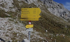 Bergtour Schönfeldspitze - bei der Buchauerscharte
