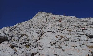 Bergtour Schönfeldspitze - steiler Aufstieg über Ostgrat