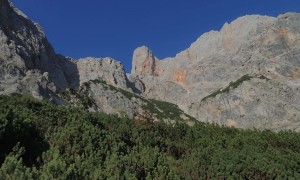 Bergtour Schönfeldspitze - Rückblick Sommerstein